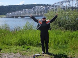 This is the bridge in the Yukon that I was petrified to cross...But we have to do the thing we're scared to do.