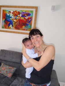 My unofficially adopted daughter Degetu's new baby boy, Omer.