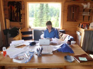 My college roommate Mary Eldred made sure I sat down and wrote when I was supposed to write.