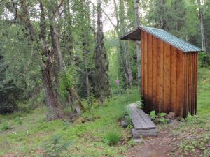 Sometimes I feel like there's no better place for my writing than an Alaskan outhouse