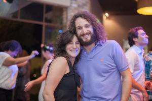 The hairy guy is Ari; the statistics gal is Libby, on the left!