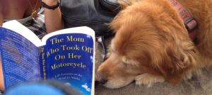 This dog belongs to a book club that read my book!